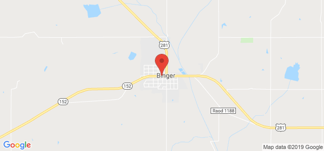 Binger Flowers & Gifts Map